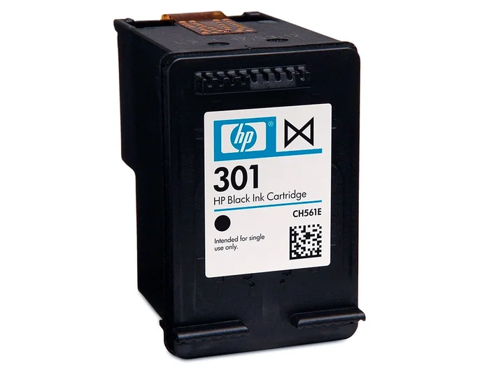 HP Cartucho de Tinta Original 301 Negro CH561EE