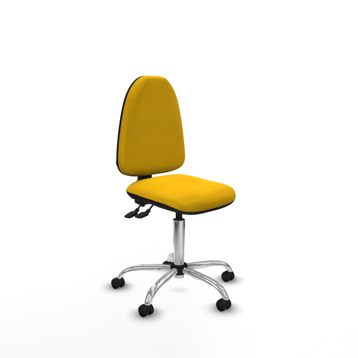 PIQUERAS Y CRESPO Silla de oficina Aýna Amarillo sin brazos PIQUERAS Y CRESPO Silla de oficina Aýna Amarillo sin brazos