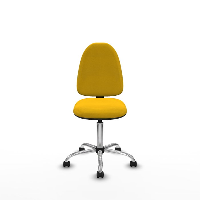 PIQUERAS Y CRESPO Silla de oficina Aýna Amarillo sin brazos PIQUERAS Y CRESPO Silla de oficina Aýna Amarillo sin brazos