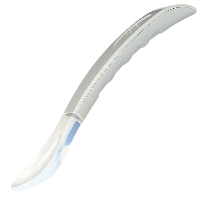 Tom et Zoe Cuchara Silicona Bebé Puericultura Libre BPA Rosa Azul Gris 3x16x2 cm