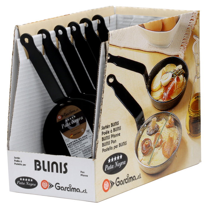 Garcima Sartén Blinis Antiadhe Xilan La Ideal Diámetro 14 cm 6 Unidades