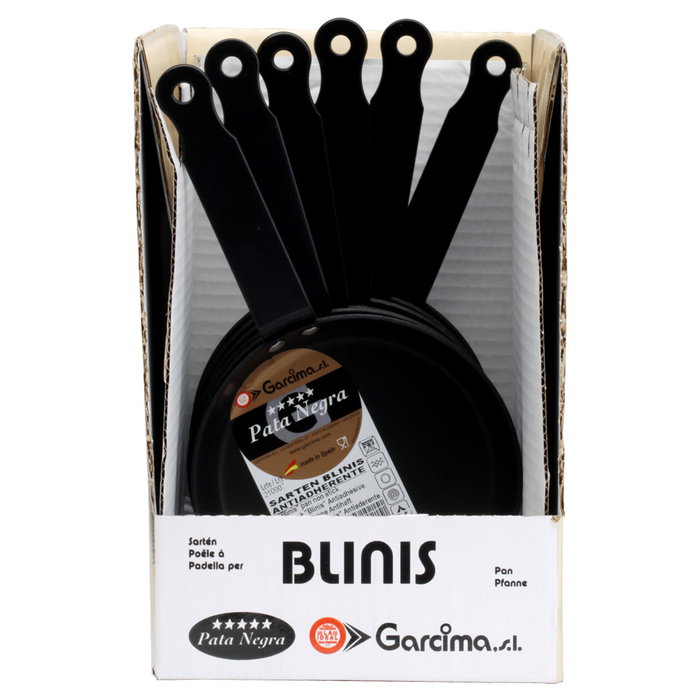 Garcima Sartén Blinis Antiadhe Xilan La Ideal Diámetro 14 cm 6 Unidades