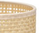 Lampara Sobremesa Blanco Roto Rayas Giftdecor 14x21x14 cm (Set de 12)