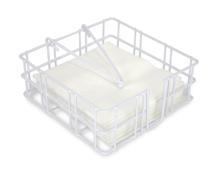 Confortime Servilletero Cocina Blanco 18x18x6.5 cm (12 Unidades)