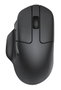 Keychron M7 Ratón Ergonómico Inalámbrico PixArt 3950 30000 DPI 8K Negro