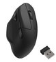 Keychron M7 Ratón Ergonómico Inalámbrico PixArt 3950 30000 DPI 8K Negro