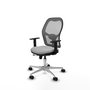 PIQUERAS Y CRESPO Silla de oficina Jorquera con mecanismo Sincro/Traslack, Gris
