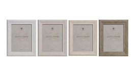 DKD Home Decor Set de 4 Marcos de Fotos 15x20 cm Beige y Natural