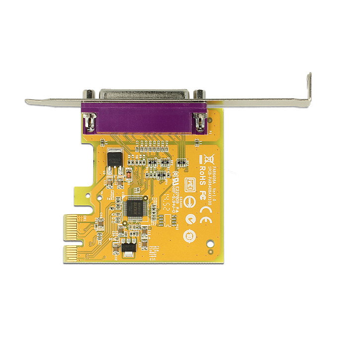 DeLOCK 89445 Tarjeta PCI Express a Paralelo PCIe 2.0 con Soporte EPP/ECP para Windows 10/8.1/7, 1x Puerto, Interna, IC SUN2212, 0.0144 Gbit/s
