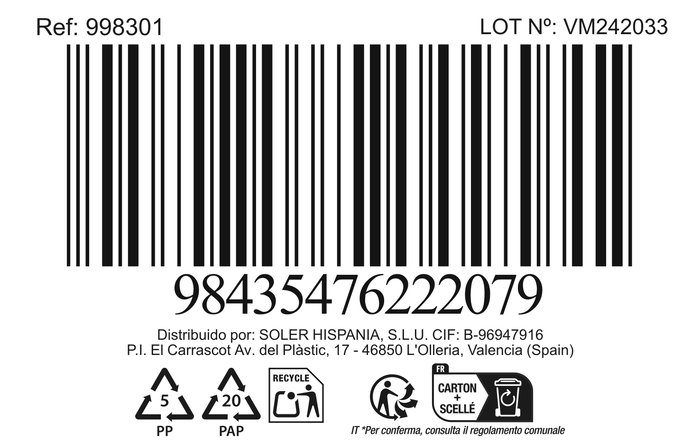 Privilege Cazo 18 cm Acero Inoxidable 1700 ml (12 Unidades)