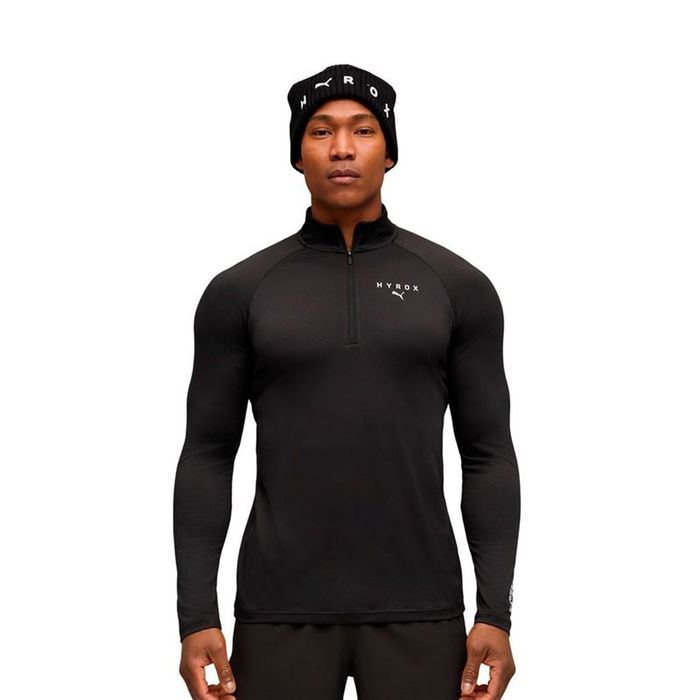 Camiseta de Manga Larga Hombre Puma X Hyrox 1/4 Z Negro XL