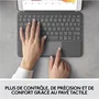 Logitech 920-009625 Teclado para Móvil AZERTY Francés Smart Connector Grafito