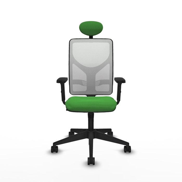PIQUERAS Y CRESPO Silla de oficina Motilla con mecanismo Sincro, Verde y Blanco PIQUERAS Y CRESPO Silla de oficina Motilla con mecanismo Sincro, Verde y Blanco