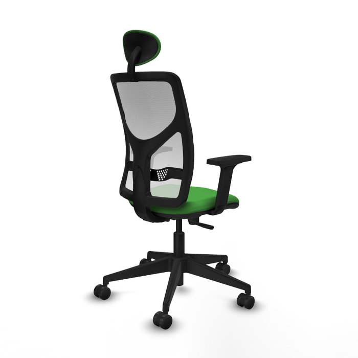 PIQUERAS Y CRESPO Silla de oficina Motilla con mecanismo Sincro, Verde y Blanco PIQUERAS Y CRESPO Silla de oficina Motilla con mecanismo Sincro, Verde y Blanco