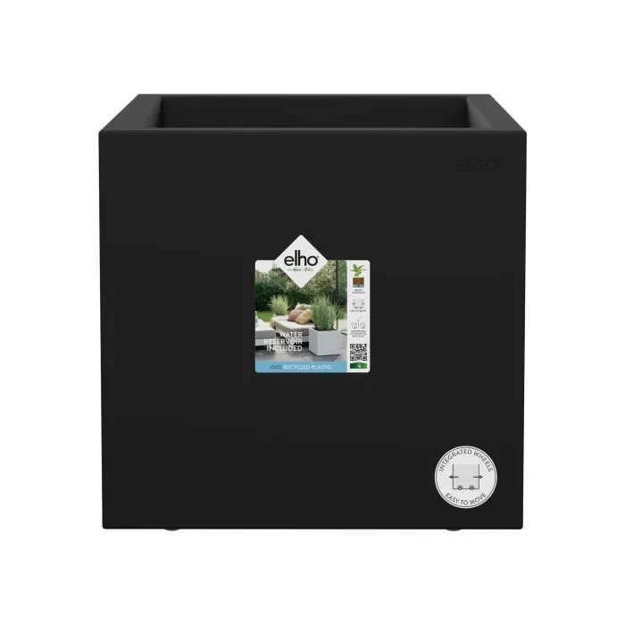 Elho ELH8711904499266 Jardinera Vivo Next Square 30 Negro Ø 30 x H 29 cm Interior/Exterior 100% Reciclado Elho ELH8711904499266 Jardinera Vivo Next Square 30 Negro Ø 30 x H 29 cm Interior/Exterior 100% Reciclado