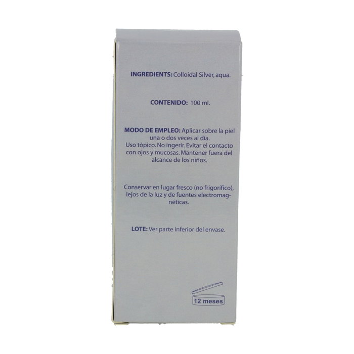 Equisalud Argencol Tópico con Plata Coloidal 5 ppm 100 ml Equisalud Argencol Tópico con Plata Coloidal 5 ppm 100 ml