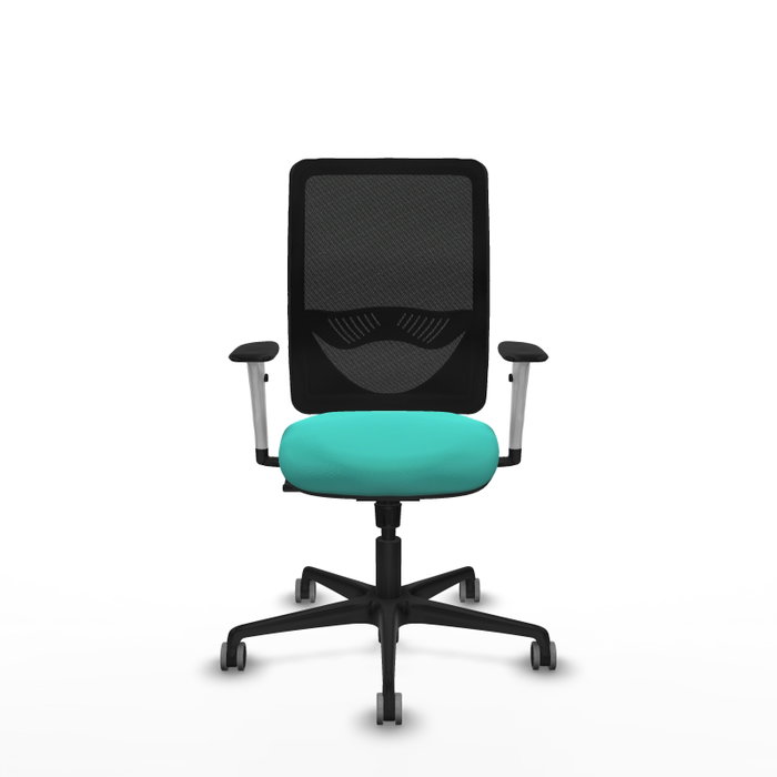 PIQUERAS Y CRESPO Silla de oficina Zulema con mecanismo Sincro, Turquesa y Negro PIQUERAS Y CRESPO Silla de oficina Zulema con mecanismo Sincro, Turquesa y Negro