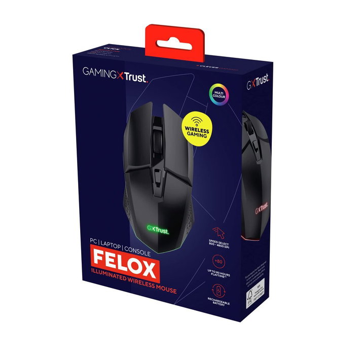 Trust GXT 110 Felox Wireless Negro