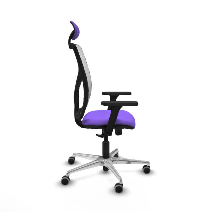 PIQUERAS Y CRESPO Silla de oficina Motilla con mecanismo Sincro, Lila y Blanco PIQUERAS Y CRESPO Silla de oficina Motilla con mecanismo Sincro, Lila y Blanco