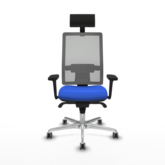 PIQUERAS Y CRESPO Silla de oficina Horna con Mecanismo Sincro, Azul y Gris PIQUERAS Y CRESPO Silla de oficina Horna con Mecanismo Sincro, Azul y Gris