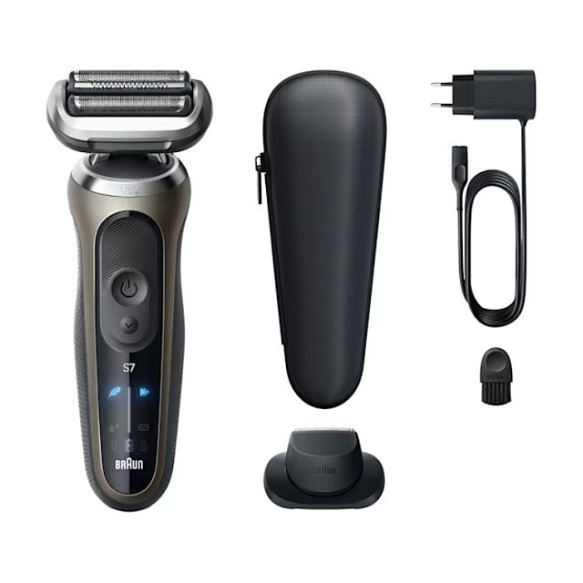 Braun Series 7 72-C1200s Afeitadora Eléctrica Wet & Dry Negro y Bronce