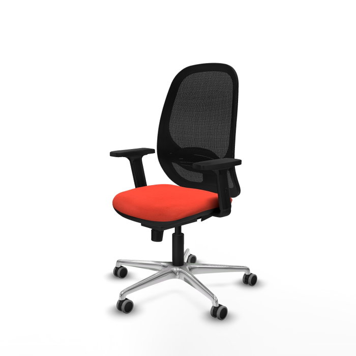 PIQUERAS Y CRESPO Silla de oficina Cilanco Naranja oscuro y Negro