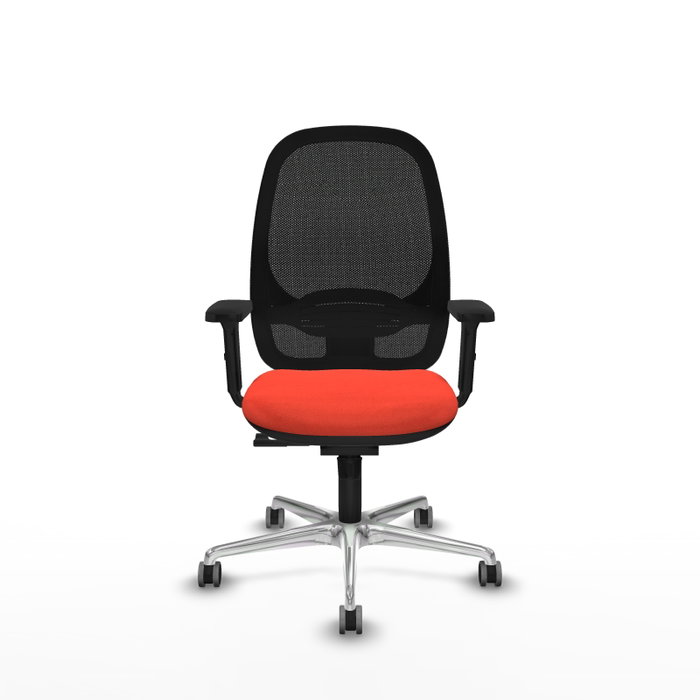 PIQUERAS Y CRESPO Silla de oficina Cilanco Naranja oscuro y Negro