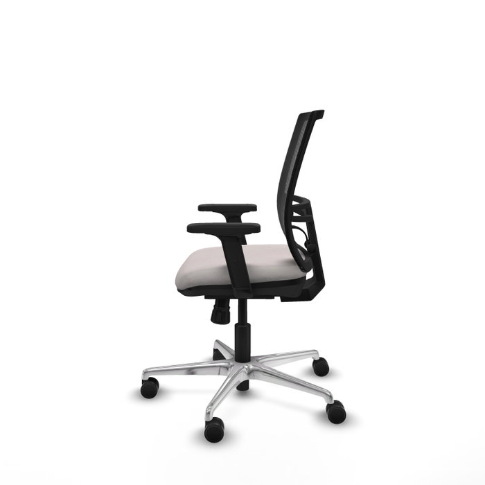 PIQUERAS Y CRESPO Silla de oficina Yunquera con mecanismo Sincro, Blanco y Negro PIQUERAS Y CRESPO Silla de oficina Yunquera con mecanismo Sincro, Blanco y Negro