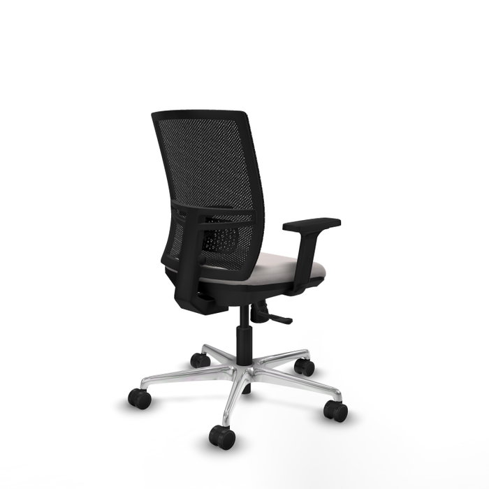 PIQUERAS Y CRESPO Silla de oficina Yunquera con mecanismo Sincro, Blanco y Negro PIQUERAS Y CRESPO Silla de oficina Yunquera con mecanismo Sincro, Blanco y Negro
