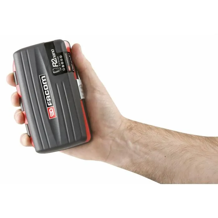 Facom Toma Métrica 1/4 6 Puntos Kit de Vasos y Puntas con Trinquete R.161 Facom Toma Métrica 1/4 6 Puntos Kit de Vasos y Puntas con Trinquete R.161