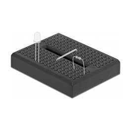 DeLOCK Mini Placa de Circuitos Experimental 170 Contactos Negro