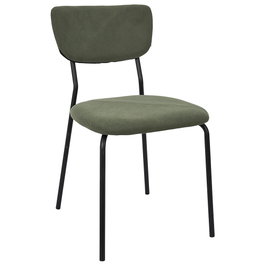 Home Deco Factory Silla Jules Terciopelo Verde
