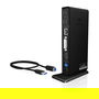 ICY BOX IB-DK2241AC USB 3.0 Docking Station 11-en-1 con Múltiples Puertos para PC y Mac