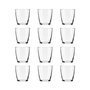SUMMA BILBO Vaso de Vidrio Templado, 33 cl / 330 ml, 89 mm de Alto, Borde Grueso (Set de 12)
