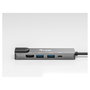 Equip Adaptador Multifunción USB-C 5 en 1 133489 con HDMI 4K, Gigabit LAN y 100W PD