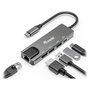 Equip Adaptador Multifunción USB-C 5 en 1 133489 con HDMI 4K, Gigabit LAN y 100W PD