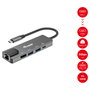 Equip Adaptador Multifunción USB-C 5 en 1 133489 con HDMI 4K, Gigabit LAN y 100W PD