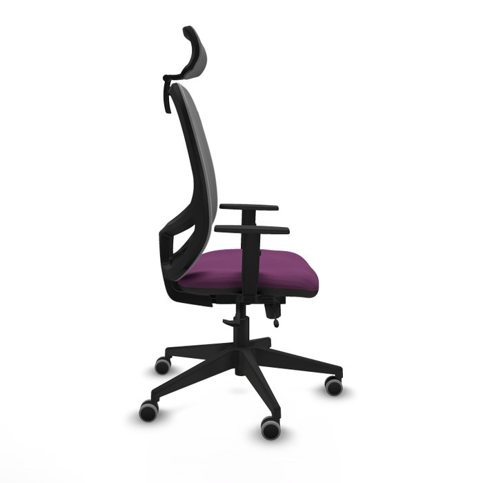 PIQUERAS Y CRESPO Silla de oficina Cilanco con mecanismo Sincro/Traslack, Morado y Gris PIQUERAS Y CRESPO Silla de oficina Cilanco con mecanismo Sincro/Traslack, Morado y Gris