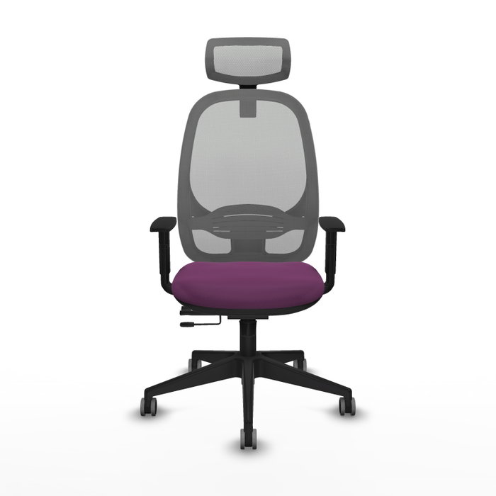 PIQUERAS Y CRESPO Silla de oficina Cilanco con mecanismo Sincro/Traslack, Morado y Gris PIQUERAS Y CRESPO Silla de oficina Cilanco con mecanismo Sincro/Traslack, Morado y Gris