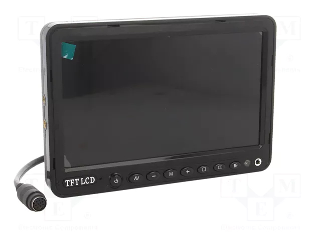 ACV Visualizador TFT de 7 pulgadas 800x480 Negro