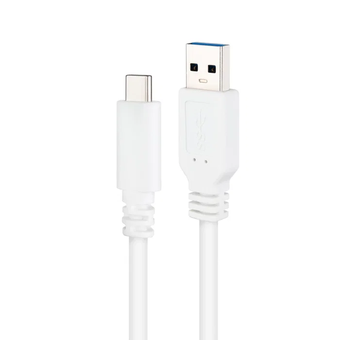 Nanocable Cable USB-C a USB-A 3.1 Gen 2, 0,5 m, Blanco Nanocable Cable USB-C a USB-A 3.1 Gen 2, 0,5 m, Blanco