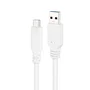 Nanocable Cable USB-C a USB-A 3.1 Gen 2, 0,5 m, Blanco