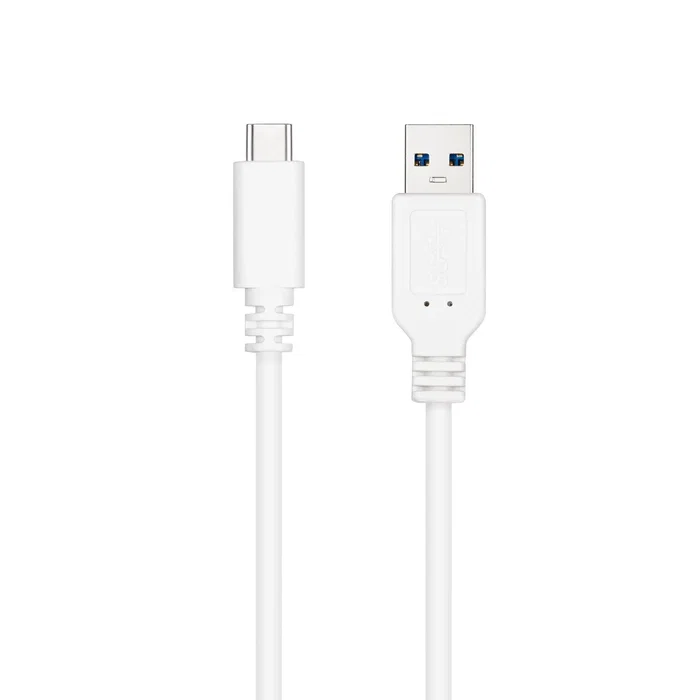 Nanocable Cable USB-C a USB-A 3.1 Gen 2, 0,5 m, Blanco Nanocable Cable USB-C a USB-A 3.1 Gen 2, 0,5 m, Blanco