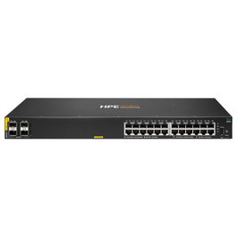 HP Enterprise Aruba 6000 Switch Gestionado L3 24 Puertos Gigabit + 4 SFP PoE+ 370W Montaje Rack 1U, Referencia: 24+4P