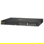 HP Enterprise Aruba 6000 Switch Gestionado L3 24 Puertos Gigabit + 4 SFP PoE+ 370W Montaje Rack 1U, Referencia: 24+4P