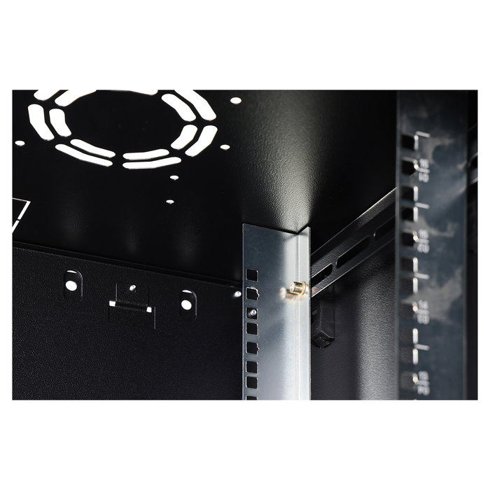 Digitus Caja de Rack Dynamic-N - Rack de Pared 16U (600x450x785 mm), Cristal Frontal, Con Rieles y Kit de Montaje