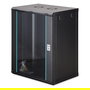 Digitus Caja de Rack Dynamic-N - Rack de Pared 16U (600x450x785 mm), Cristal Frontal, Con Rieles y Kit de Montaje
