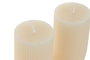 DKD Home Decor Vela de Cera Parafina Crema