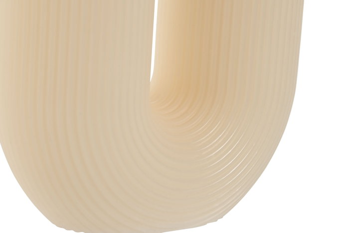 DKD Home Decor Vela de Cera Parafina Crema DKD Home Decor Vela de Cera Parafina Crema