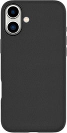 eSTUFF INFINITE VENICE Funda magnética de cuero para iPhone 16 - Negro